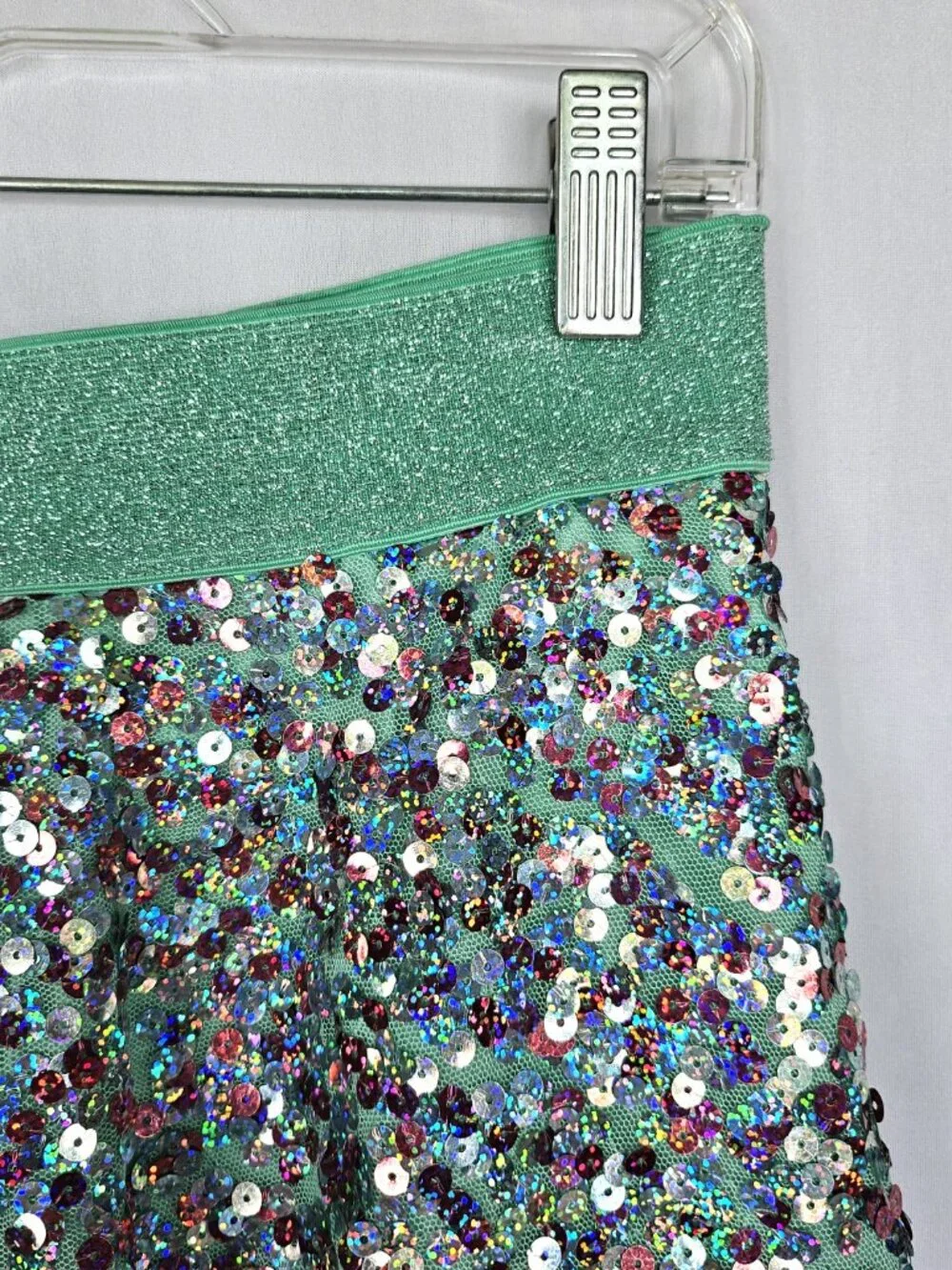 Justice Sequin Skort | Seafoam Green | Girls 14 | runDisney Disneybound